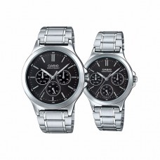 Casio Watch Pair LTP-V300D-1A-MTP-V300D-1A