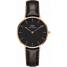 Daniel Wellington Classic Petite YORK Watch RG 32mm Black_DW00100170